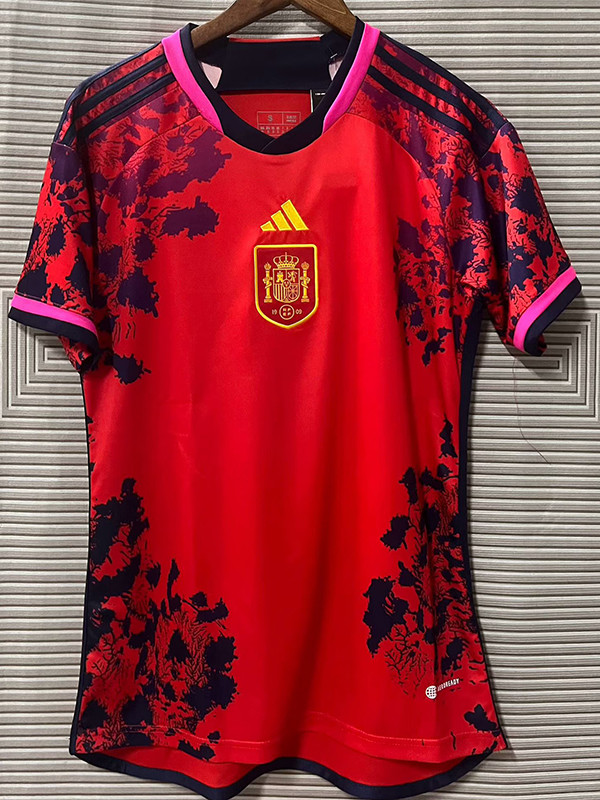24/25 Spain Home Red Fans Soccer Jersey