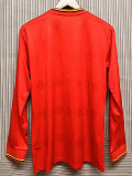 2019 Colombia Commemorative Edition Red Long Sleeve Retro Soccer Jersey