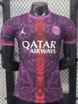 26/27 PSG X Purple Rose Totem Special Edition Player Version Soccer Jersey