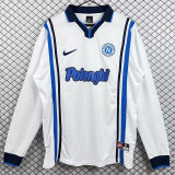 1997/1998 Napoli Away Long Sleeve Retro Soccer Jersey