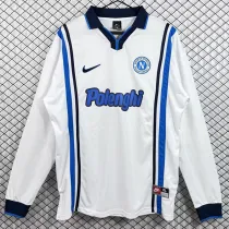 1997/1998 Napoli Away Long Sleeve Retro Soccer Jersey