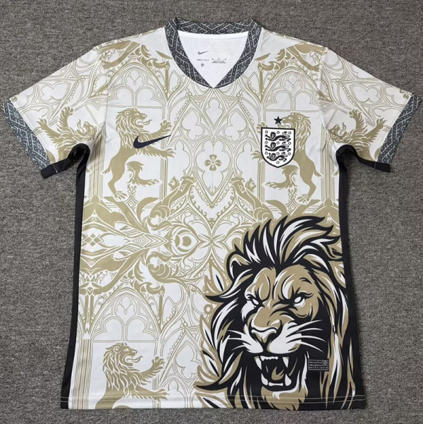 26/27 England Special Edition Lion Head Fans Soccer Jersey