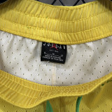 26/27 Brazil Flying Man Casual NBA Edition Yellow shorts
