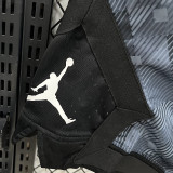 26/27 Flying Man Casual NBA Edition Grey Black shorts#C2539