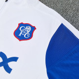 26/27 CHE White Half Pull Tracksuit# (半拉链)