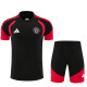 26/27 Man Utd Black Training Shorts Suit