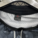26/27 Flying Man Casual NBA Edition Grey Black shorts#C2539