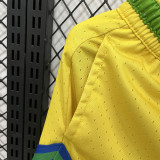 26/27 Brazil Flying Man Casual NBA Edition Yellow shorts
