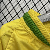 26/27 Brazil Flying Man Casual NBA Edition Yellow shorts