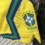 26/27 Brazil Flying Man Casual NBA Edition Yellow shorts