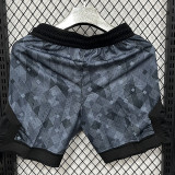 26/27 Flying Man Casual NBA Edition Grey Black shorts#C2539