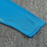 26/27 Brazil Lake Blue Half Pull Tracksuit (半拉链)