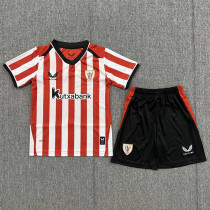 26/27 Bilbao Home Kids Soccer Jersey