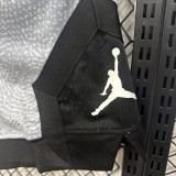 26/27 Flying Man Grey Casual NBA Edition Flower Catkins Gray shorts#C2536