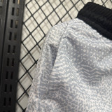 26/27 Flying Man Grey Casual NBA Edition Flower Catkins Gray shorts#C2536