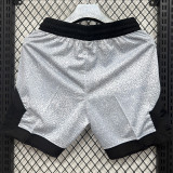 26/27 Flying Man Grey Casual NBA Edition Flower Catkins Gray shorts#C2536