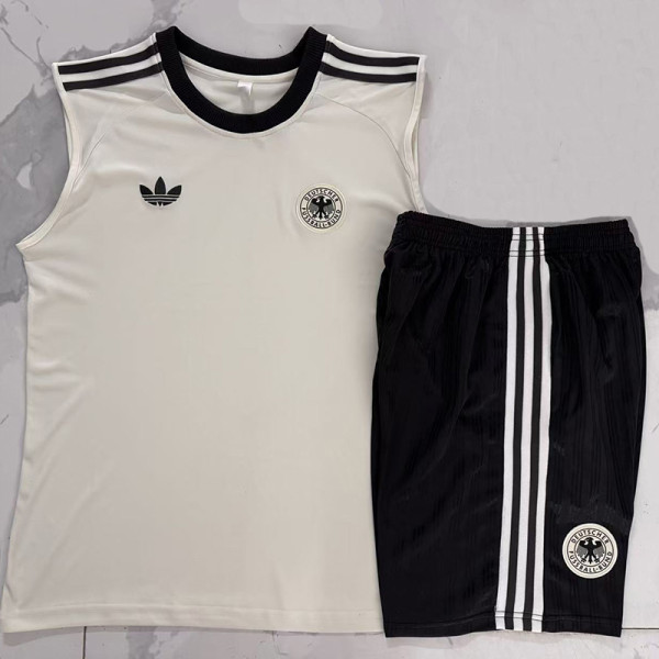 26/27 Germany Beige Tank top and shorts suit#D26049