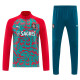 26/27 Portugal Red Half Pull Tracksuit#  (半拉链)