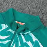 26/27 Portugal Green Half Pull Tracksuit#  (半拉链)