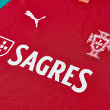 26/27 Portugal Red Training Short Suit(带广告)