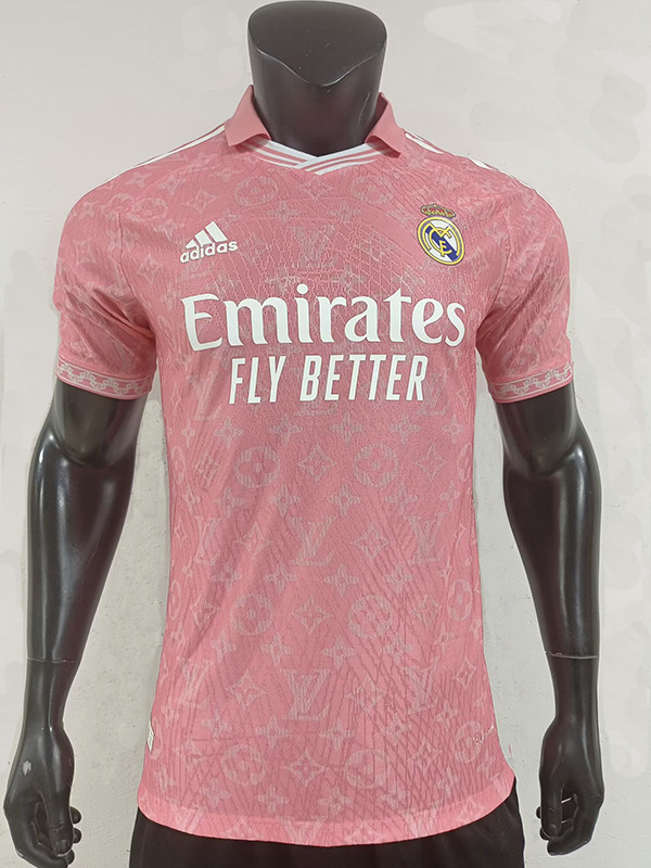 26/27 RMA Pink Leisure Retro Player Version Soccer Jersey