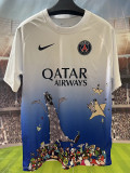 26/27 PSG Collaboration Edition White Fans Soccer Jersey
