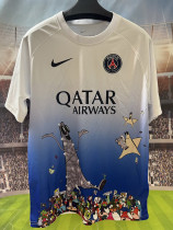 26/27 PSG Collaboration Edition White Fans Soccer Jersey