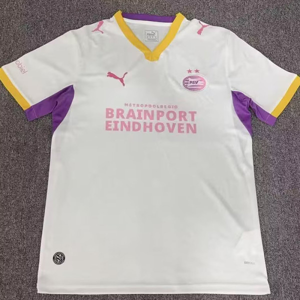26/27 PSV White Away Fans Soccer Jersey
