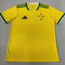 26/27 Cruzeiro Special Edition Yellow Fans Soccer Jersey