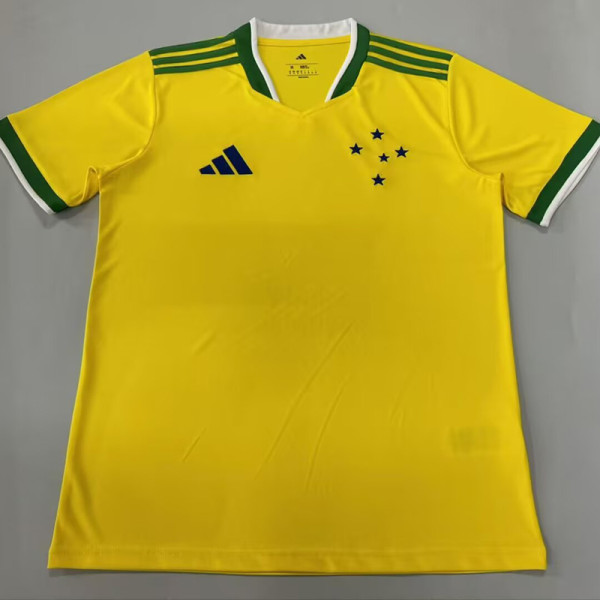 26/27 Cruzeiro Special Edition Yellow Fans Soccer Jersey