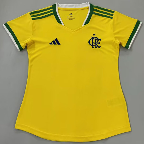 26/27 Flamengo Special Edition Yellow Women Soccer Jersey#女