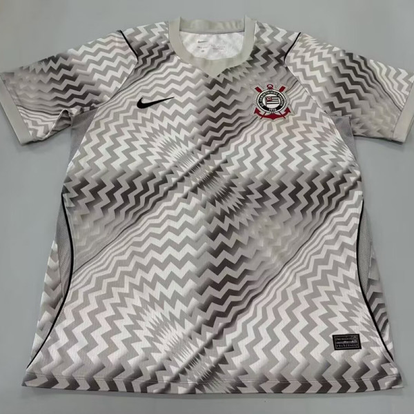 26/27 Corinthians Goalkeeper Grey Fans Soccer Jersey