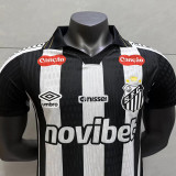 26/27 Santos FC Ａway Player Version Soccer Jersey(Print all sponsors全广告)