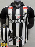 26/27 Santos FC Ａway Player Version Soccer Jersey(Print all sponsors全广告)