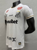 26/27 Santos FC Home Player Version Soccer Jersey(Print all sponsors全广告)