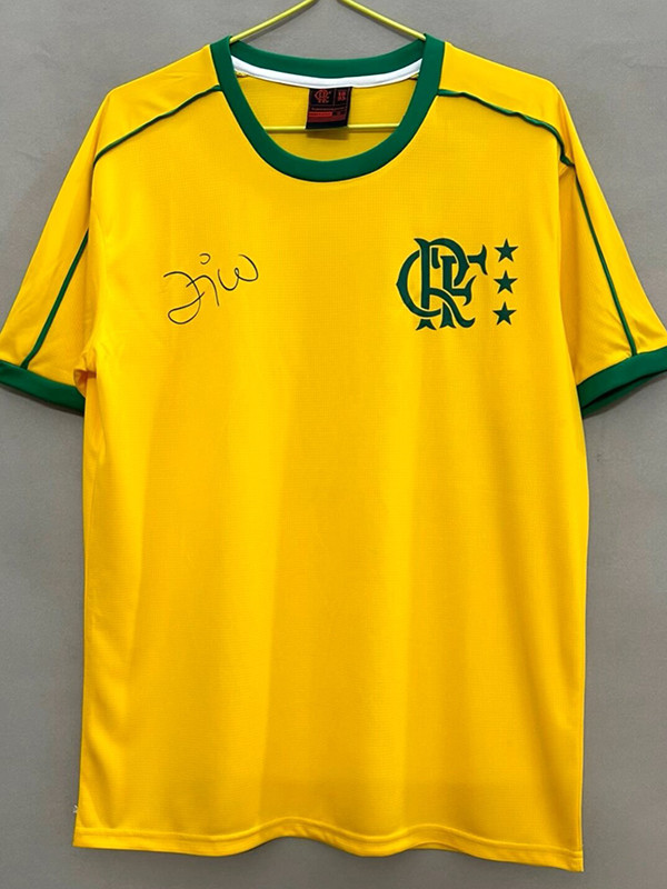 26/27 Flamengo Yellow Retro Edition Soccer Jersey