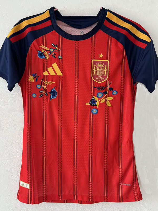 26/27 Spain Home(Embroidery Edition) Player Version Soccer Jersey#刺绣球员