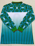 1994/1995 Morocco Away Long Sleeve Retro Soccer Jersey