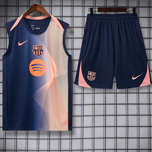 26/27 BAR Royal Blue& Orange Tank top and shorts suit