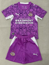 26/27 PSV Goalkeeper Purple Kids Soccer Jersey