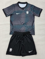 26/27 CHE Goalkeeper Black Kids Soccer jersey