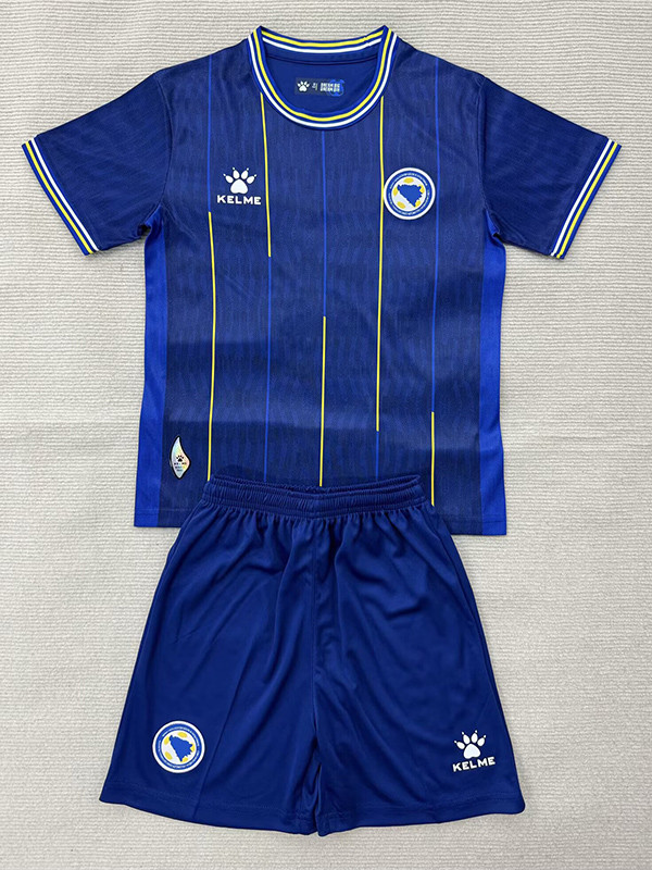 26/27 Bosnia and Herzegovina Home Kids Soccer Jersey