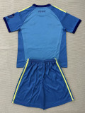 26/27 RMA Goalkeeper Lake Blue Kids Soccer Jersey