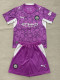 26/27 Man City Goalkeeper Purple Kids Soccer Jersey