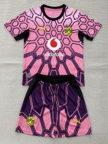 26/27 Dortmund Goalkeeper Pink Kids Soccer Jersey