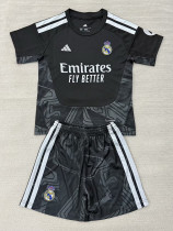 26/27 RMA Goalkeeper Black Kids Soccer Jersey