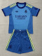 26/27 RMA Goalkeeper Lake Blue Kids Soccer Jersey