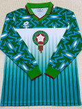 1994/1995 Morocco Away Long Sleeve Retro Soccer Jersey