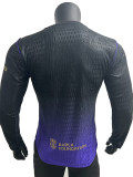 26/27 BAR Away Player Version Long Sleeve Soccer Jersey