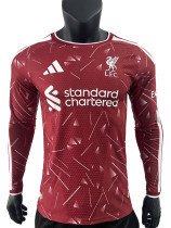 26/27 LIV Home Player Version Long Sleeve Soccer Jersey